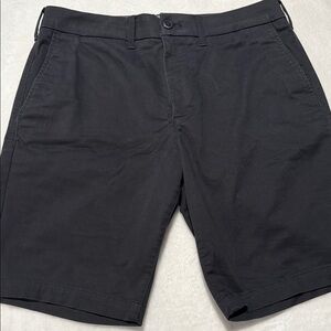 Express Black Flat Front Tailored Shorts